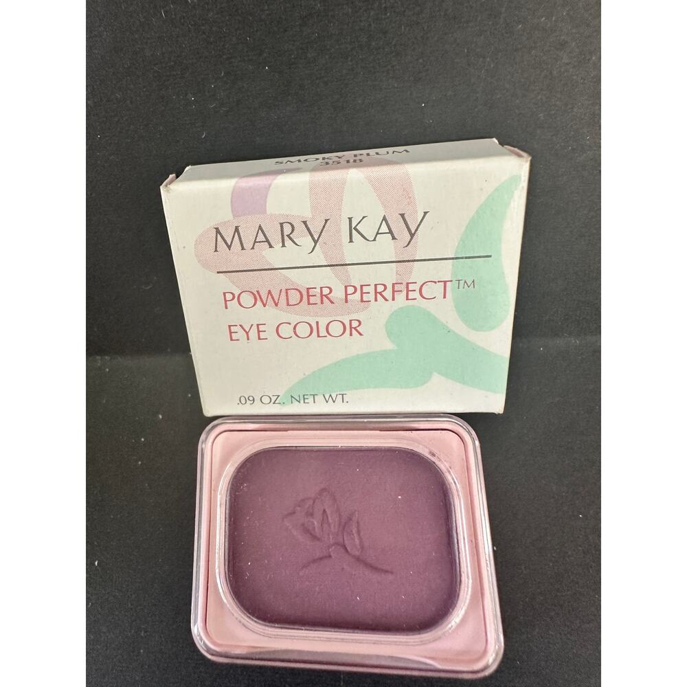 NOS VTG Mary Kay Powder Perfect Eye Color Smoky Plum 3518 .09 oz